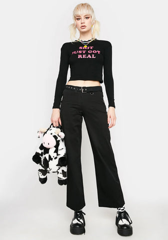 Sia Low Rise Cargo Pants