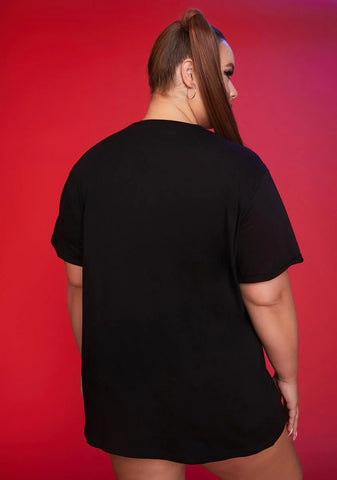 She's Sugar & Spice Oversized Graphic Tee