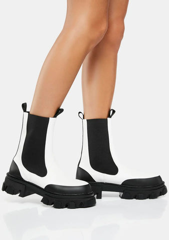 Wonder Chunky Ankle Boots