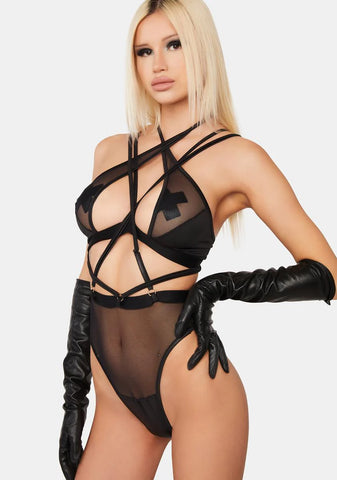 Ultimate Vibration Sheer Lingerie Set