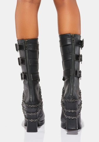 Crypto-67 Heeled Boots