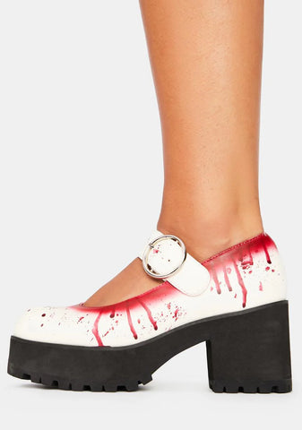 Total Bloodbath Platform Mary Janes
