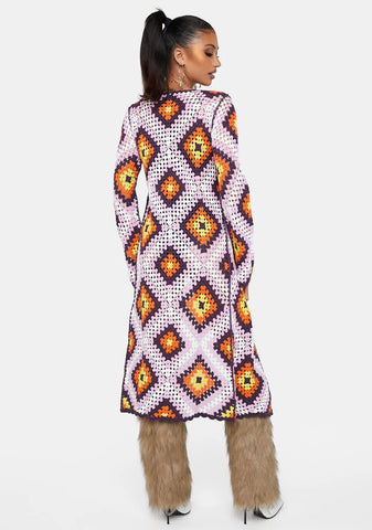 Born To Lead Crochet Duster