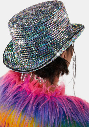 Impossible Dream Rhinestone Top Hat