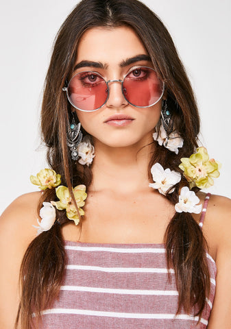 Feeling Closer Round Sunglasses