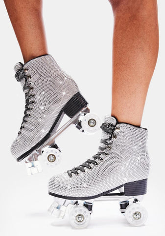 Icy Billionaire Bling Roller Skates