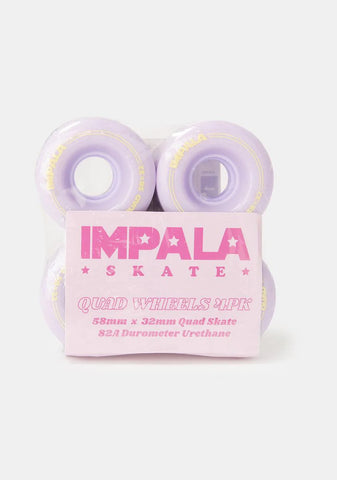 Lilac 4 Pack Quad Wheels