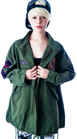 Skull Rocker Military Surplus Jacket