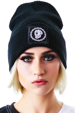 x Mishka Chain Small Patch Beanie