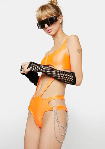 Sunset Atomic Bliss Cut-Out Bodysuit