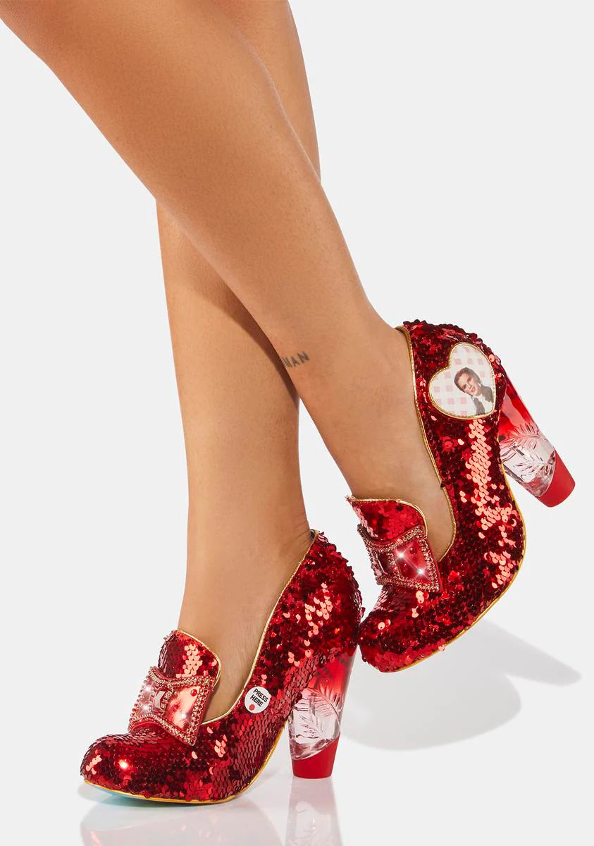 Click Your Heels Glitter Heels
