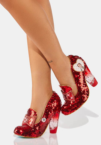 Click Your Heels Glitter Heels