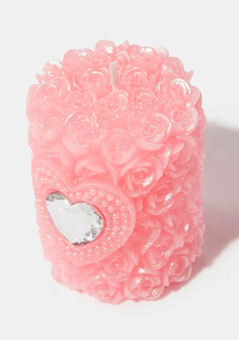 Love That Blooms Floral Candle