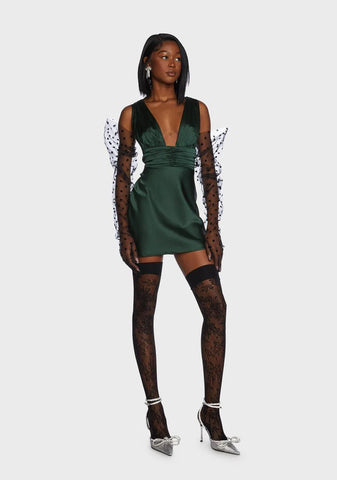 Emerald Tonight's A Celebration Mini Dress
