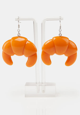 Carb Cravings Croissant Earrings