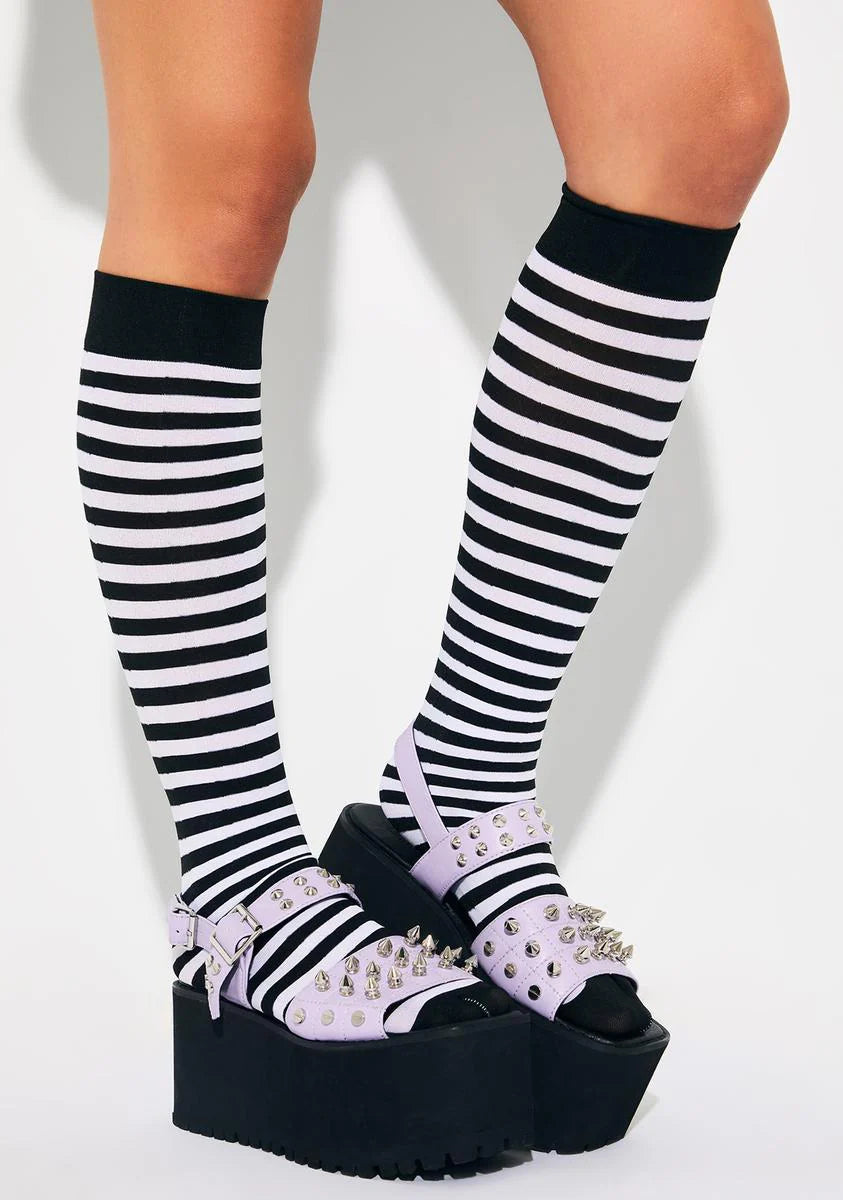 Restless Soul Spiked Platform Sandals