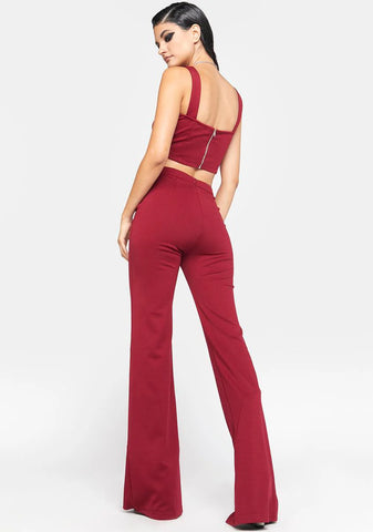 Red Sheena Cutout Pants