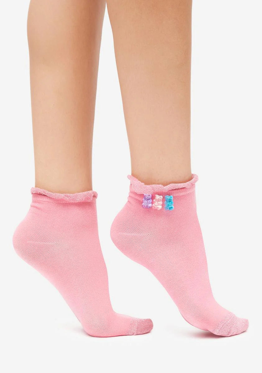 Always A Treat Ruffle Crew Socks