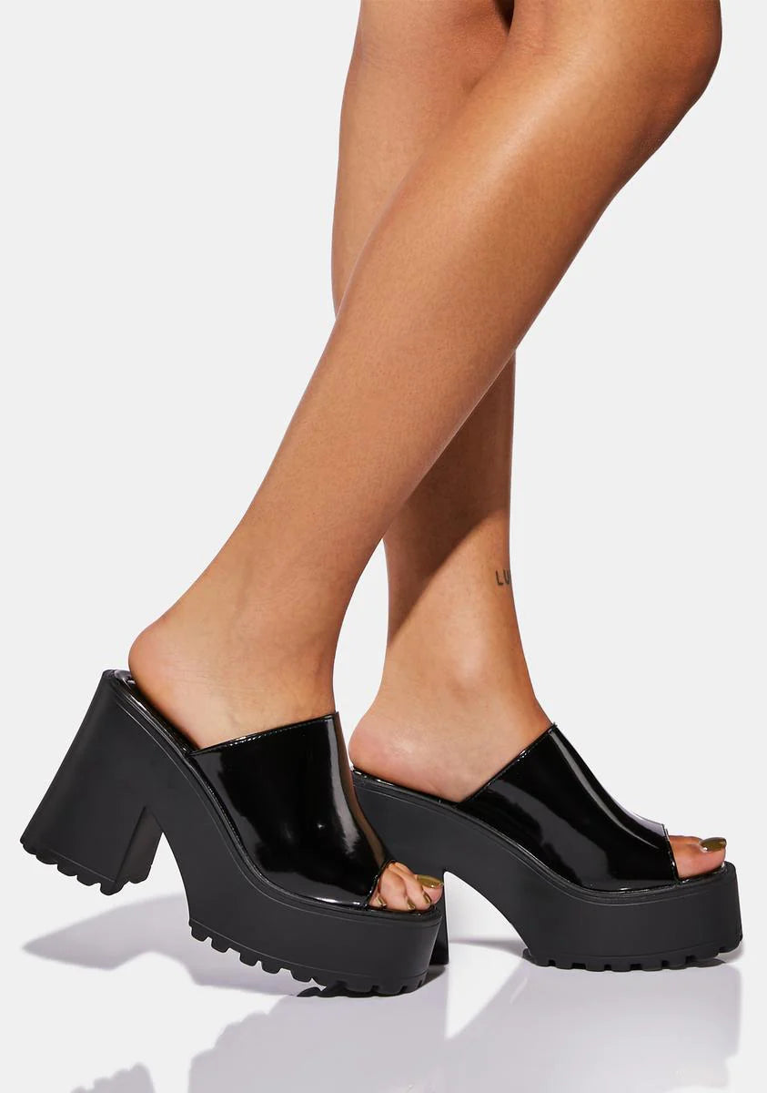 If I Can't Have You Platform Sandals