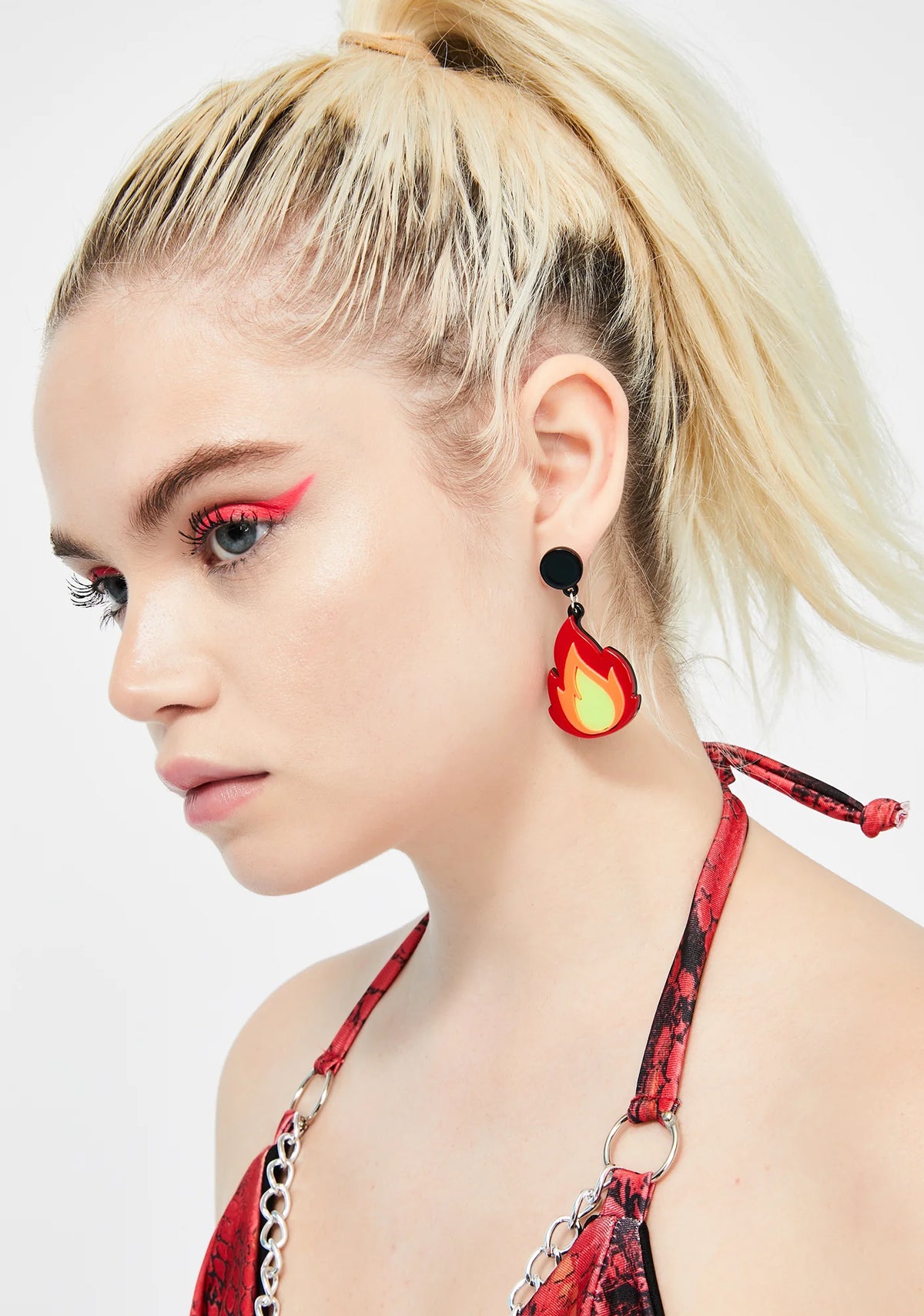 Keep It Hot Hot Hot Flame Earrings