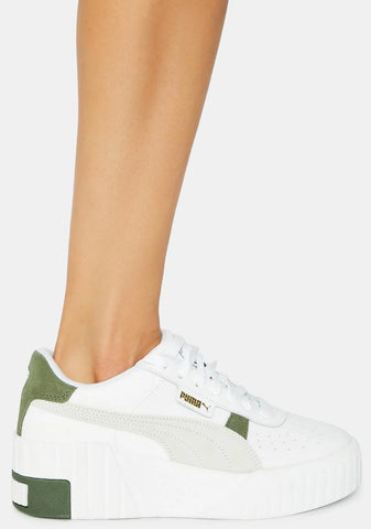 Cali Wedge Mix Sneakers