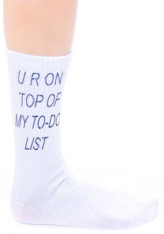 Ur On Top Socks