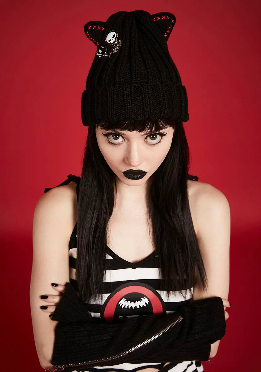 Nocturnal Lifestyle Cat Ear Beanie