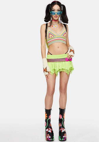 Brilliant Taste The Feeling Crochet Top