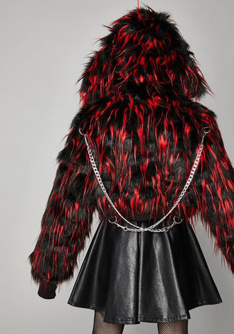 Can't Tame Me Faux Fur Jacket