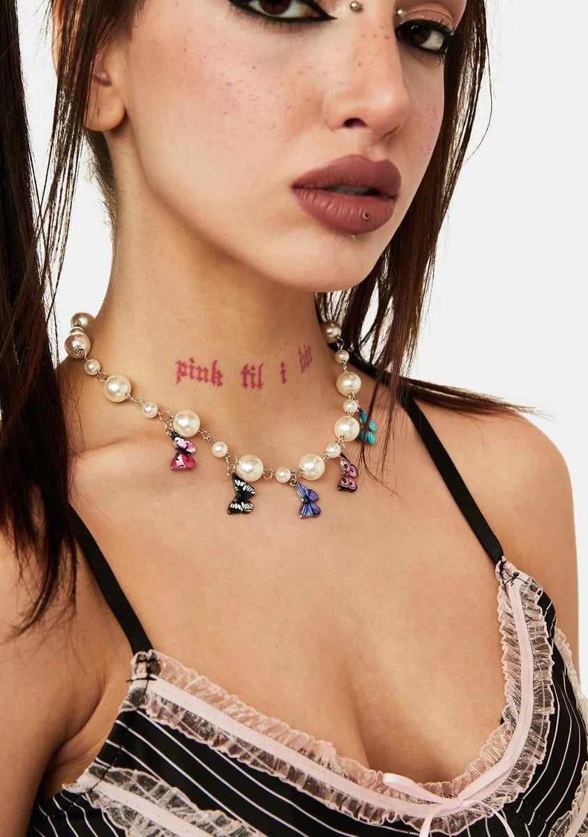 Brilliant Moves Pearl Necklace