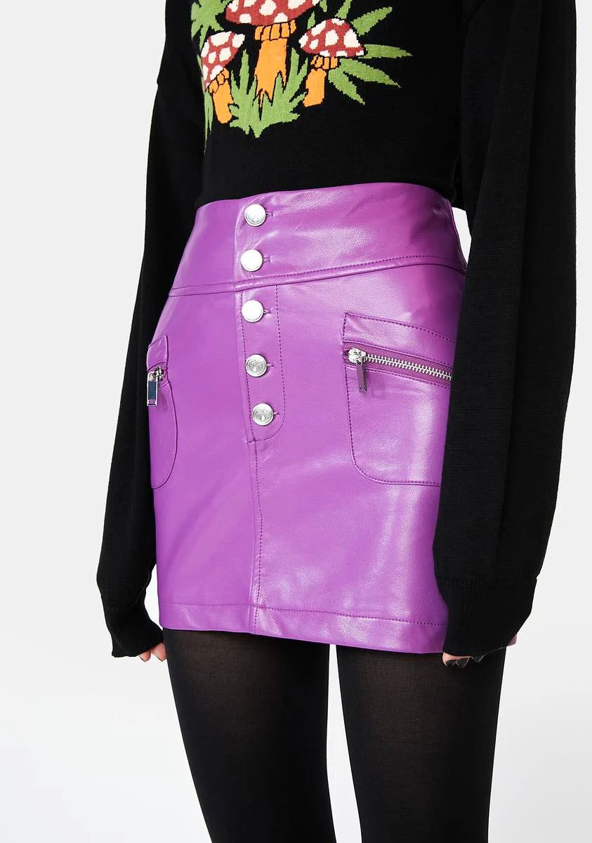 Trippy Mist Mini Skirt
