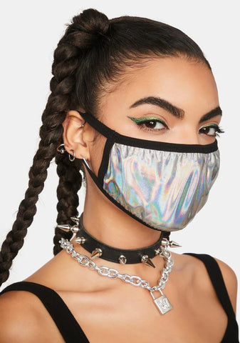 Liquid Dreams Holographic Face Mask