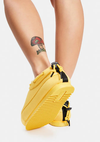 Yellow Logo Tasin Sneaker Mules