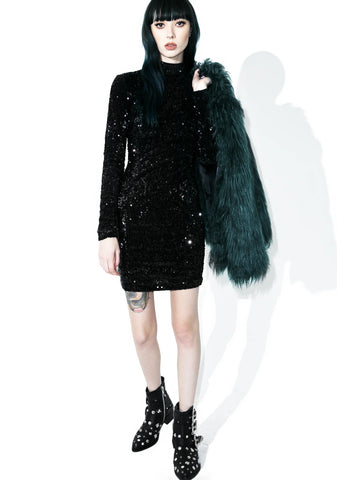 Night Flight Sequin Bodycon