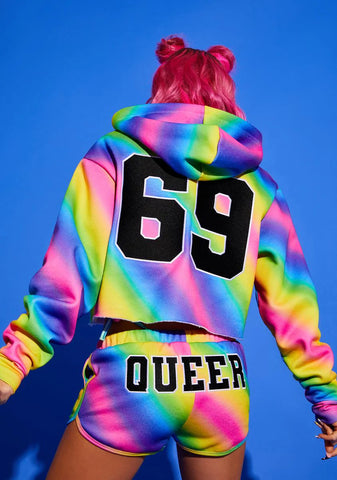 Playful Player Booty Short Set