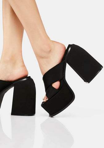 Play It Cool Platform Heels
