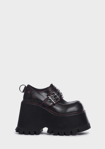 Swear Word Platform Loafers