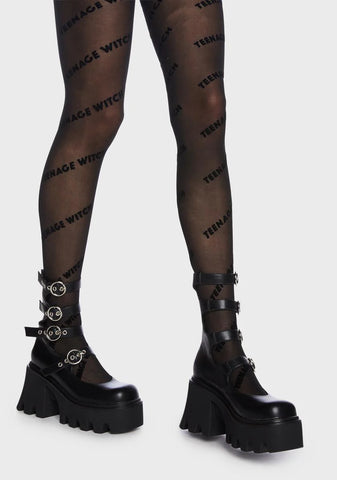 Victory Dance Platform Mary Janes