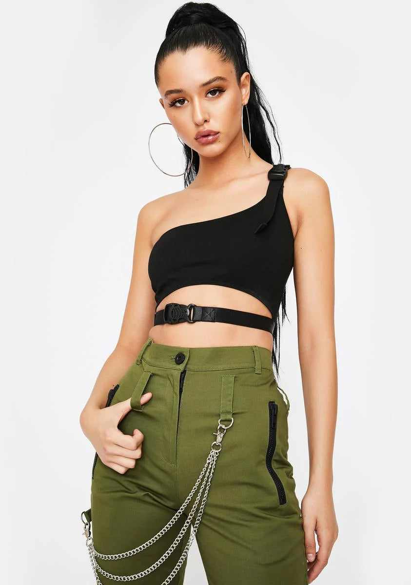 Midnight Going Bad Buckle Tank