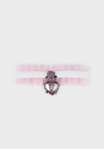 Adorned Presents Heart Choker