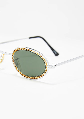 Hipster Glam Studded Sunglasses