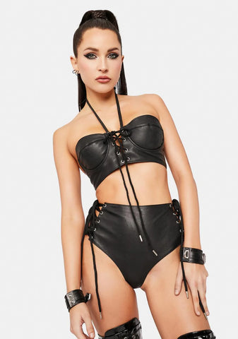 Then Make Me Lace Up Booty Shorts