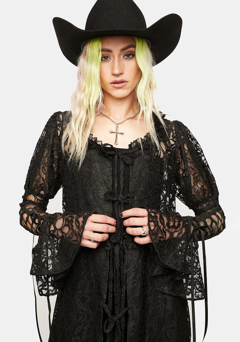 Nancy Maxi Duster Top