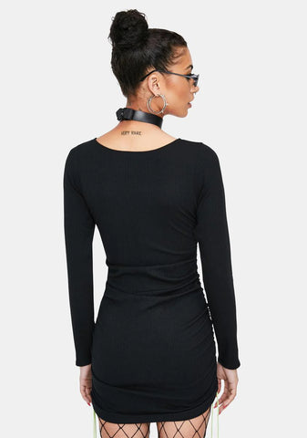 Brittney Cut-Out Mini Dress