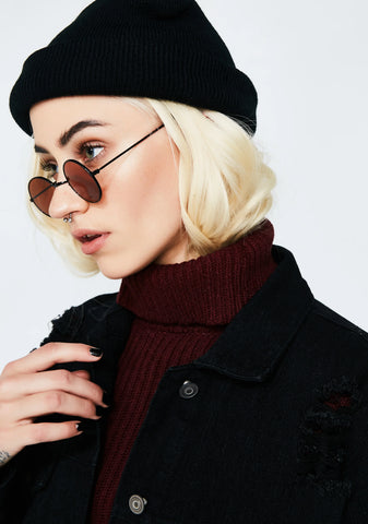 Bronze Peacemaker Round Sunnies