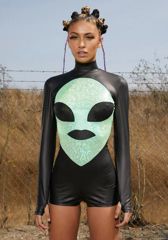 Beyond The Stars Alien Romper