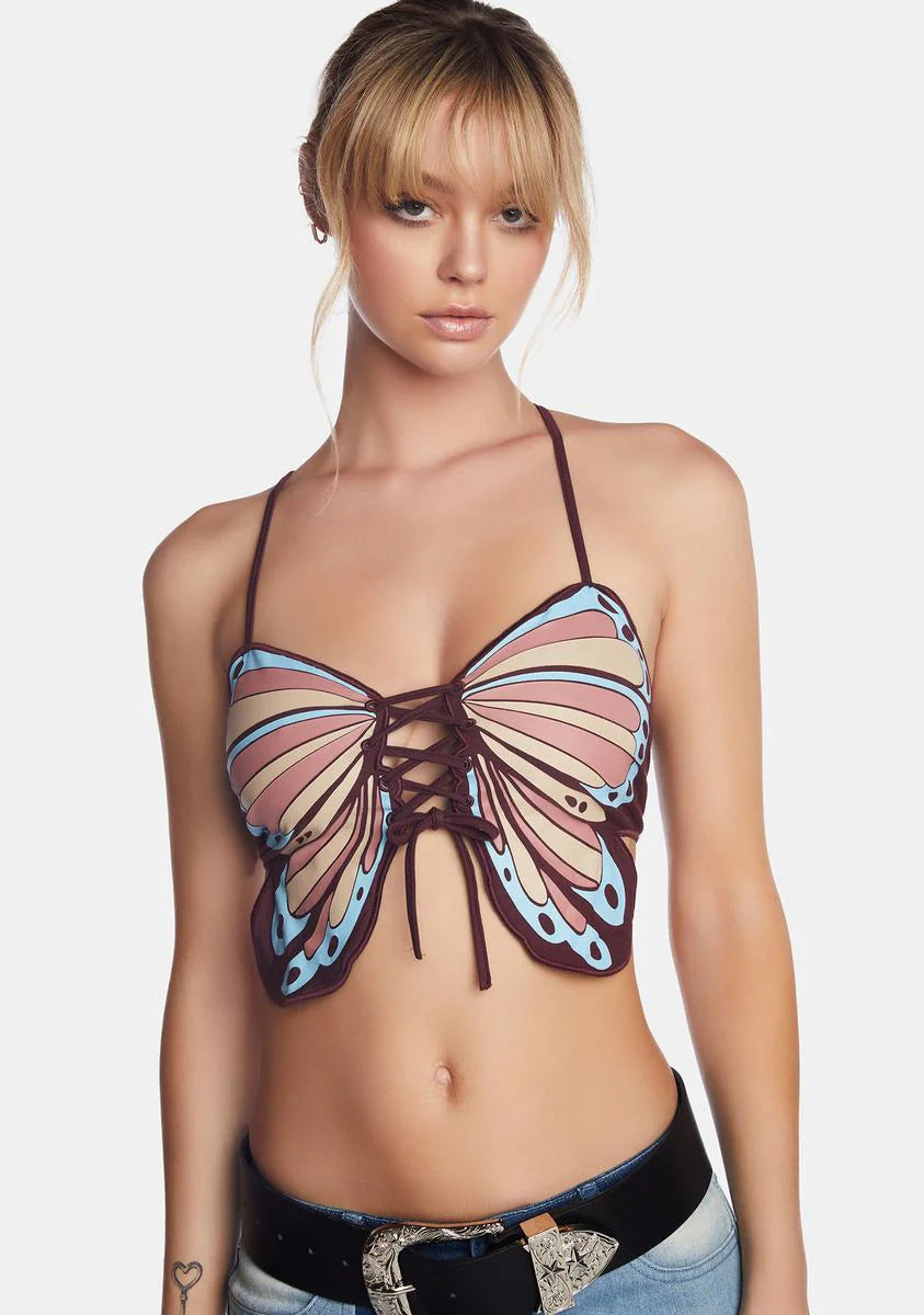 Endless Summer Butterfly Top