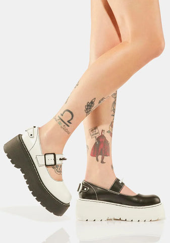 Rollercoaster Ride Mismatched Mary Janes