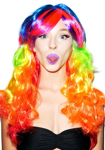 Rainbow Babe Wig