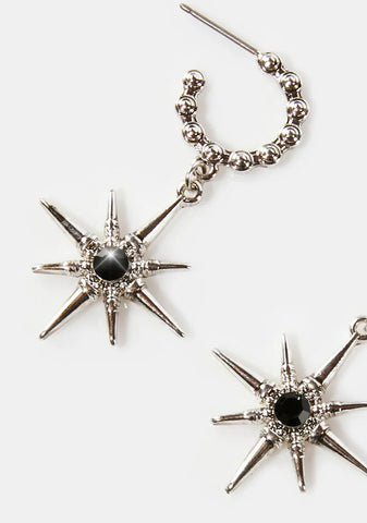 Compression Sun Drop Earrings